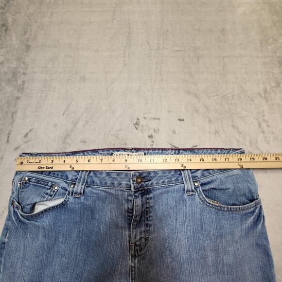 Tommy Hilfiger Jeans Womens 18R Low Rise Bootcut Distressed Denim Vintage Y2K - Picture 8 of 10